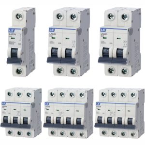 Cầu dao điện loại tép (gắn ray) LA63N 4P 63A 6kA